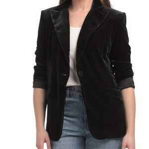 MAX STUDIO LONDON Velvet Blazer